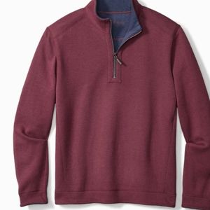 Tommy Bahama Half Zip Reversible Sweatshirt